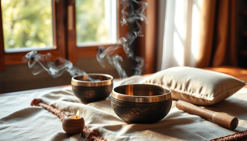 Handcrafted Tibetan Singing Bowl Set Handcrafted Tibetan Singing Bowl Set