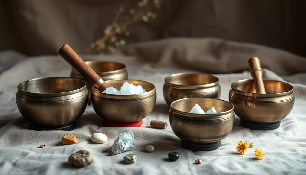 Himalayan meditation bowls