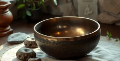 Large Tibetan singing bowl