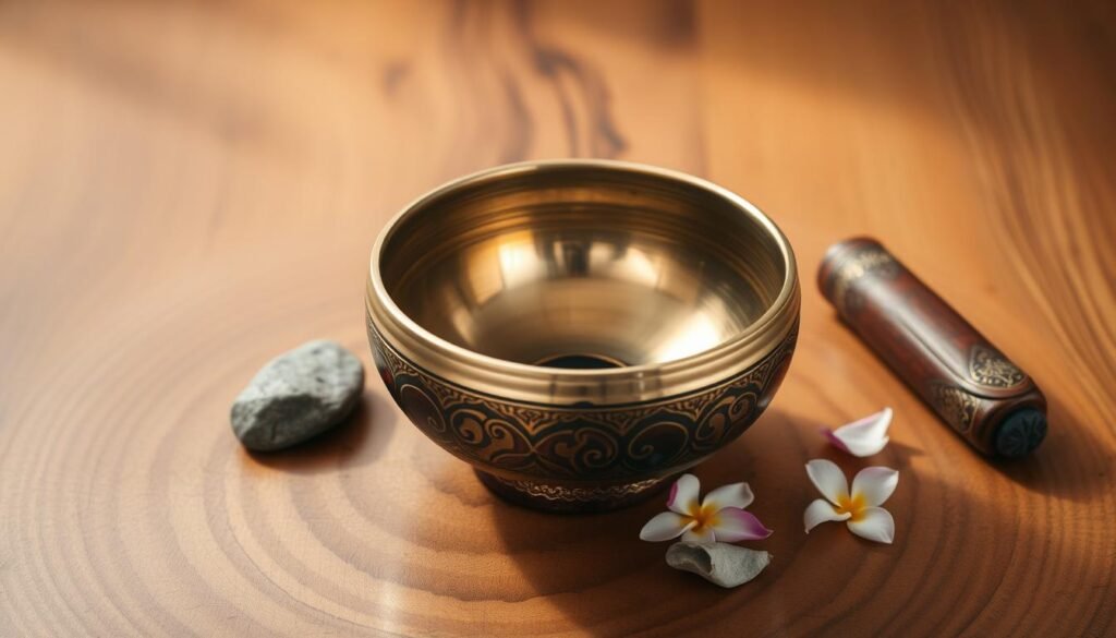 Tibetan singing bowl set for sound therapy