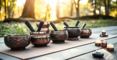 best Tibetan singing bowl set for yoga