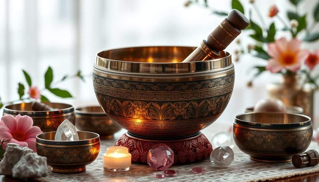 premium Tibetan singing bowl set