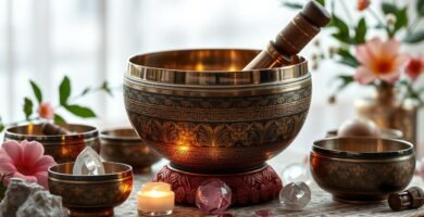 premium Tibetan singing bowl set