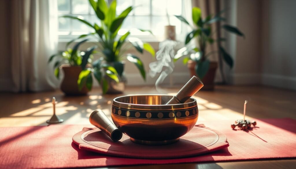 Tibetan singing bowl for calm Tibetan singing bowl for calm