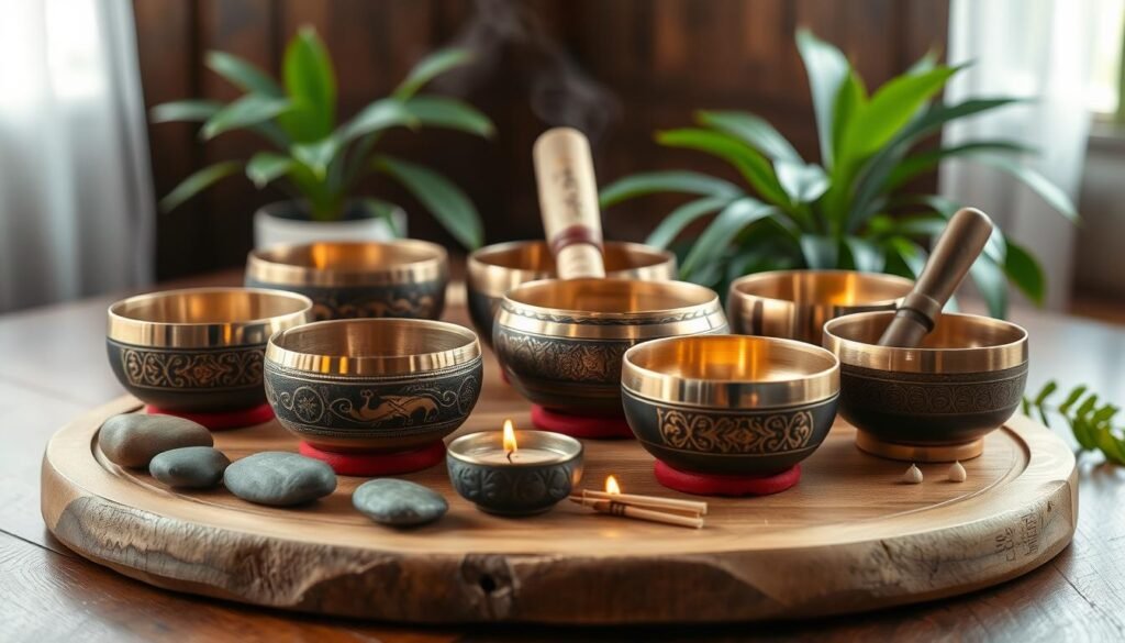 meditation singing bowl set