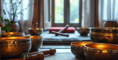 Spiritual singing bowls for fertility