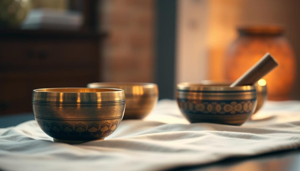 Tibetan Singing Bowls for Stress Relief