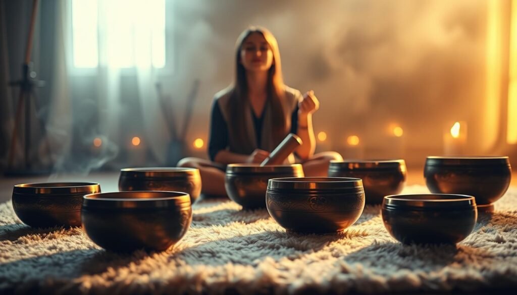Tibetan singing bowls for women's health