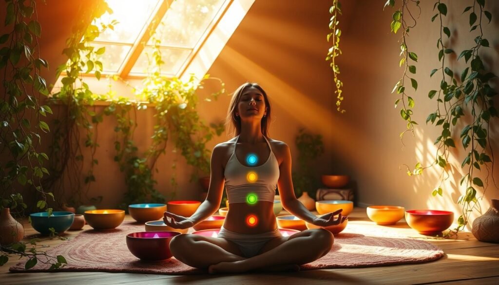womb wellness with chakra bowls