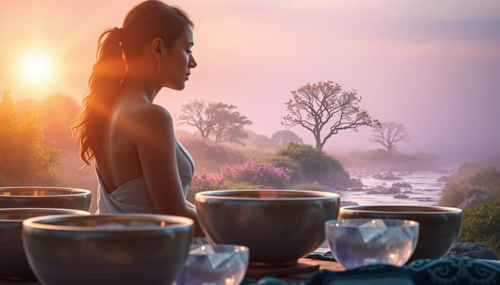 Crystal singing bowls and fertility