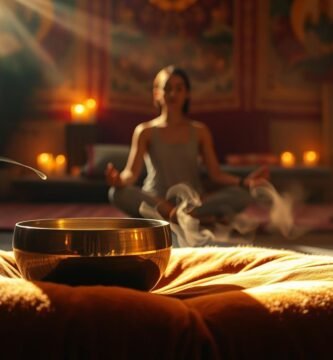Womb meditation with singing bowls