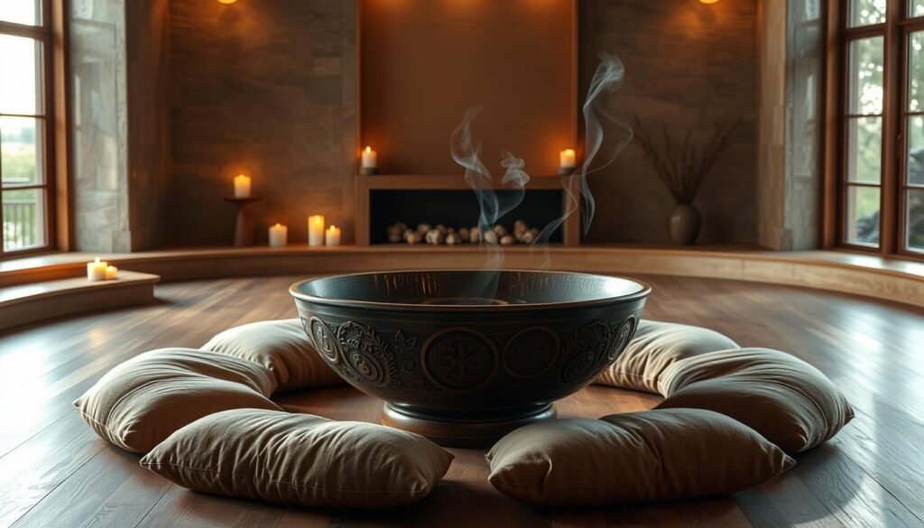fertility bowl therapy meditation space