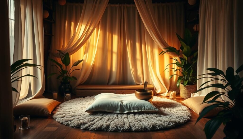womb meditation space