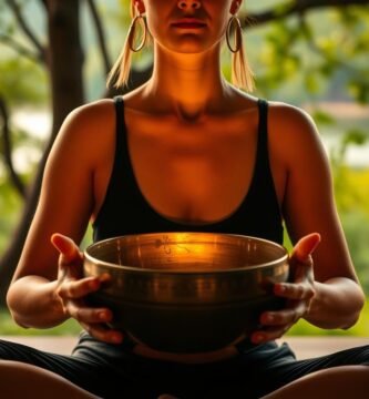 Singing bowl therapy for hormonal balance