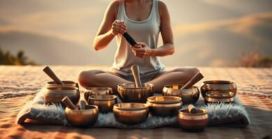 chakra healing with singing bowls for fertility support