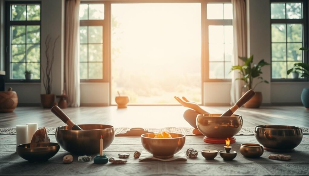 holistic healing with singing bowls