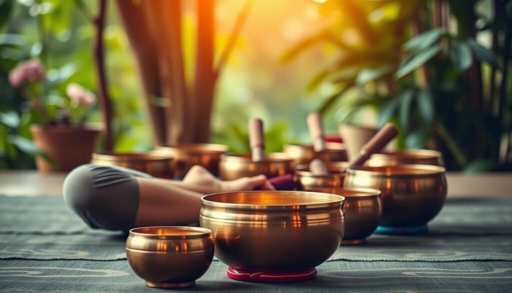 holistic wellness using singing bowls