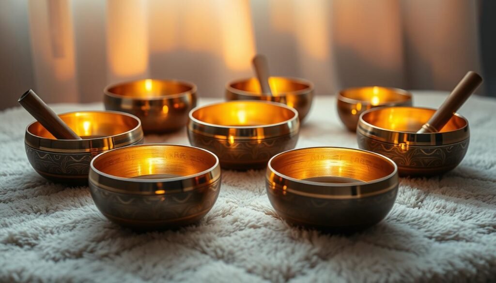 how to use singing bowls to fall asleep faster