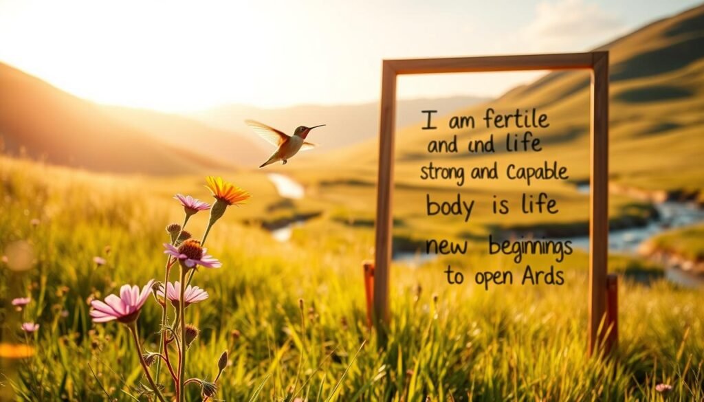 positive affirmations for fertility