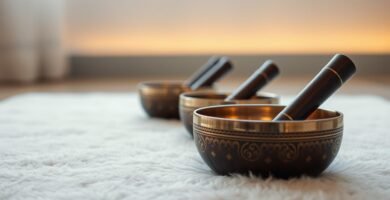 Tibetan singing bowl therapy for reducing daily stress