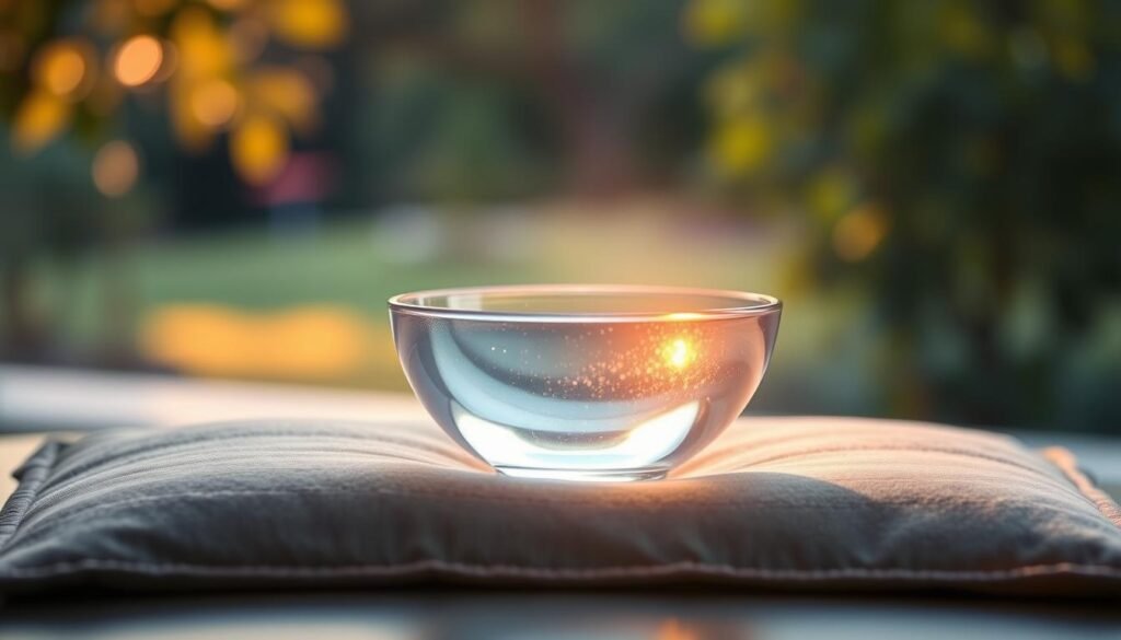 chakra cleansing meditation with crystal singing bowls