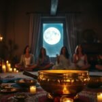 full moon rituals with singing bowls for spiritual healing